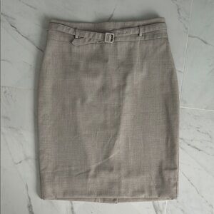 Ann Taylor Classic Gray Pencil Skirt